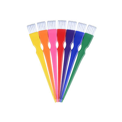 Colorful Mini Rainbow Tint Brush Set With Seven Colors Easy-to-clean Material Small Size Brush