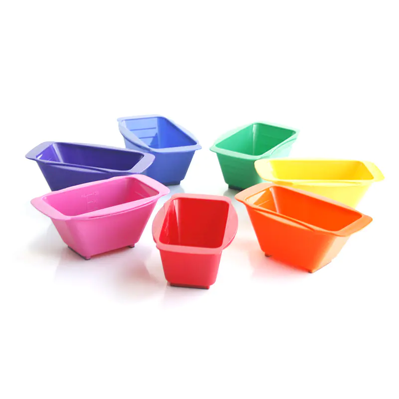 Colorful Connective Mini Tint Bowl Set With Seven Colors Bowl Easy-to-clean Material