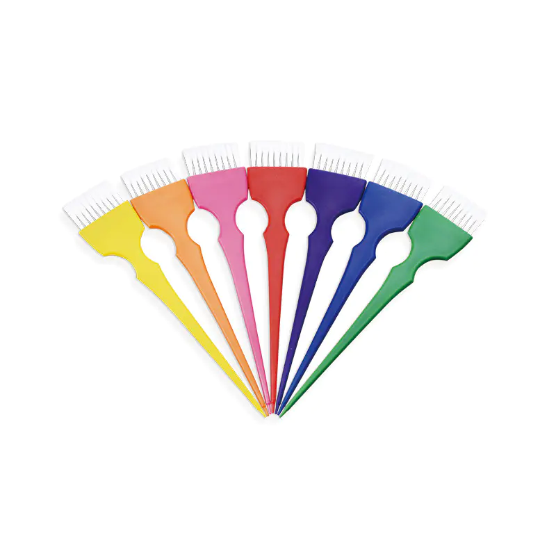 Colorful Rainbow Tint Brush Set With Seven Colors Easy-to-clean Material
