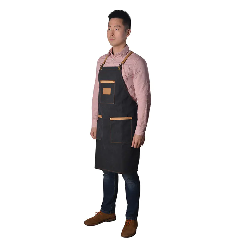 Vintage Barber Vic Canvas Apron With Durable Material
