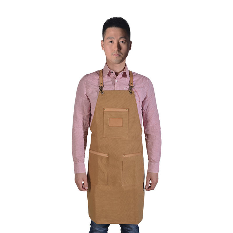 Vintage Barber Vic Canvas Apron With Durable Material