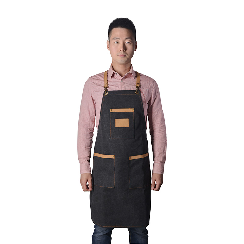 Vintage Barber Vic Canvas Apron With Durable Material