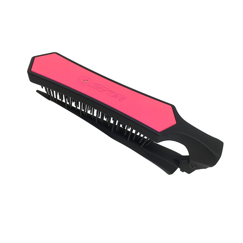 Shinning Roki Diamond Folding Tail Brush Soft Touch With Rubber Printing On The Surface