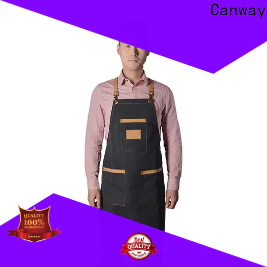 Canway design barber apron manufacturers for hair salon