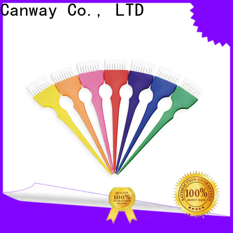 Canway colorful hair tint brush suppliers for hairdresser
