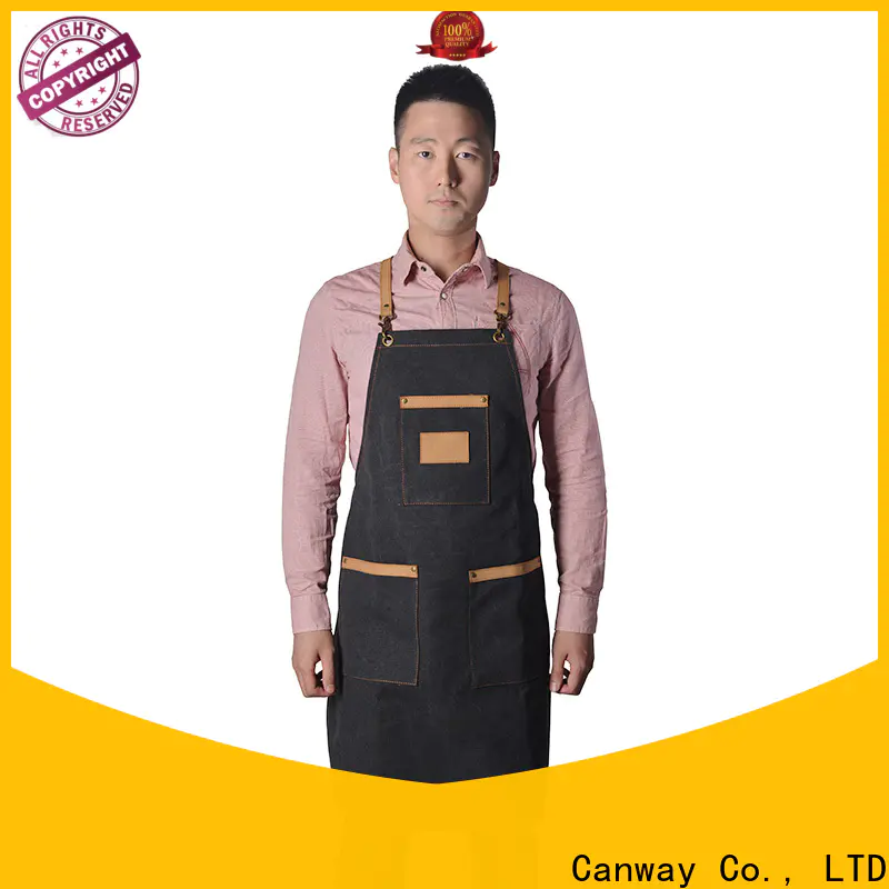 Canway canvas hairdresser apron manufacturers for beauty salon