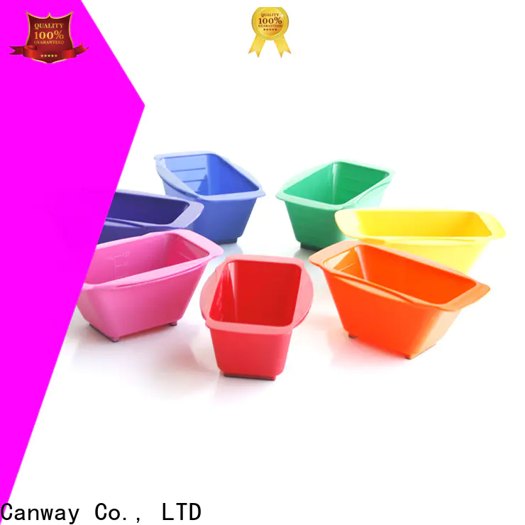 Canway easytoclean tinting bowl and brush supply for beauty salon