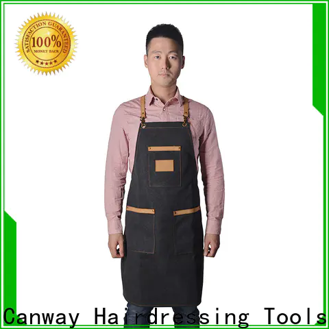 Canway fiber hairdresser apron suppliers for beauty salon