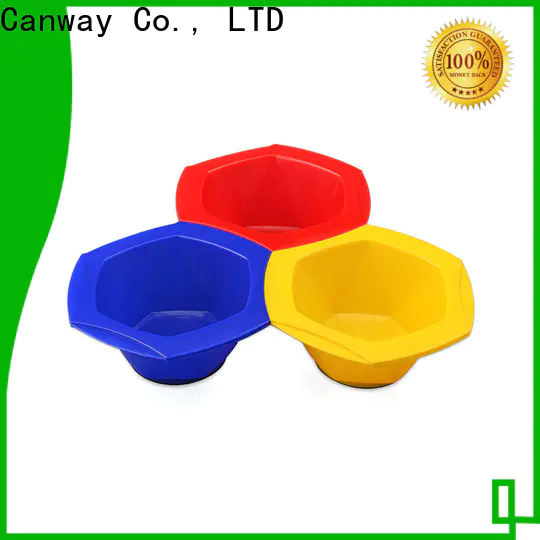 Canway softouch tinting bowl and brush supply for barber