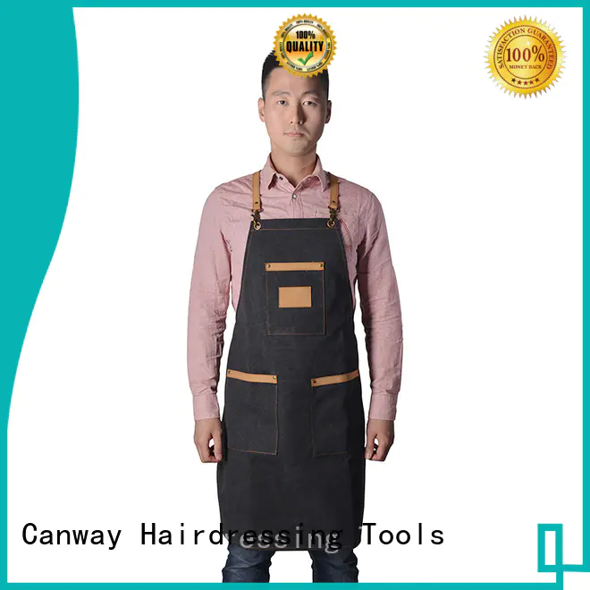 Canway material hair apron factory for hair salon